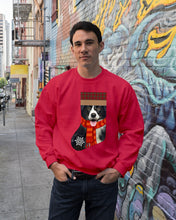 Load image into Gallery viewer, Santa Border Collie In Stock Gift For Dog Lovers Sweatshirt
