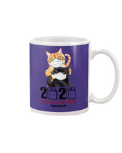 Load image into Gallery viewer, 2020 The Year When Shit Got Real Trending For Cat Lovers Mug

