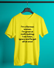 Load image into Gallery viewer, I'm A German Woman I'm Great At Multi Tasking Gift For Women Guys V-Neck
