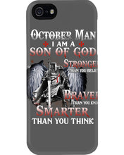 Load image into Gallery viewer, October Man Son Of God Birthday Meaningful Gift For Men Phone case
