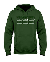 Load image into Gallery viewer, Vintage Funny Guitar Chords Custom Gift For Guitar Lovers Hoodie
