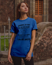 Load image into Gallery viewer, A Spoiled Wife Of An October Grumpy Old Man Birthday Meaningful Gift Guys Tee
