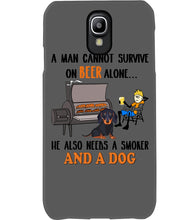 Load image into Gallery viewer, A Man Loves Beer And Dachshund Gift For Dog Lovers Phone case
