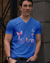 Load image into Gallery viewer, Love Butterflies Grandma Life Gift For Grandma Guys V-Neck
