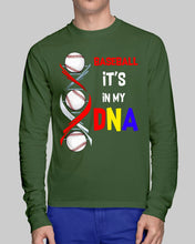 Load image into Gallery viewer, Baseball Be My DNA Gift For Sport Lovers Unisex Long Sleeve
