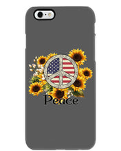 Load image into Gallery viewer, Peace Sign Sunflower Birthday Gift For Girls Phone case
