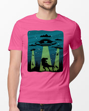 Load image into Gallery viewer, UFA Dinosaur T Rex Sky Full Of Stars Guys Tee
