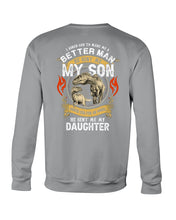 Load image into Gallery viewer, God Sent Me My Son And My Daughter Custom Design Sweatshirt
