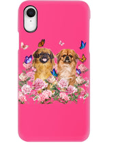 Load image into Gallery viewer, Pekingese With Peonies Gift For Dog Lovers Phone case
