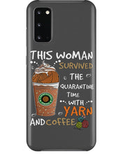 Load image into Gallery viewer, The Quarantine Time With Yarn And Coffee Gift For Women Phone case
