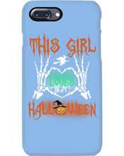 Load image into Gallery viewer, This Girl Loves Halloween Gift For Girls Phone case
