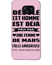 Load image into Gallery viewer, Désolé Cet Homme Est Déjà Pris Par Une Femme De Mars Birthday Gift Phone case
