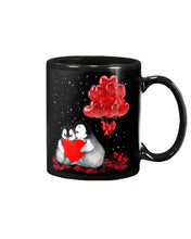 Load image into Gallery viewer, Penguin Forever Love With Red Heart Balloon Gift For Penguin Lovers Mug
