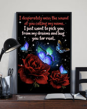 Load image into Gallery viewer, Butterfly Calling My Name Gift For Lover Vertical Poster
