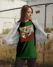 Load image into Gallery viewer, Three Cute Shih Tzu In Bag Gift For Dog Lovers Guys Tee
