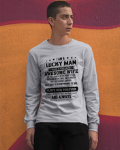 Load image into Gallery viewer, She Is Everything To Me My Freaking Awesome Wife Gift For Family Unisex Long Sleeve
