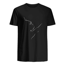 Load image into Gallery viewer, I Love My Frenchie Custom Design Gift For Friends Guys Tee
