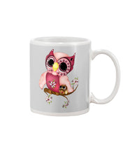 Load image into Gallery viewer, Lovely Tote Bag Owl Perchs On Branch Gift For Owl Lovers Mug
