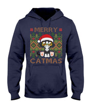 Load image into Gallery viewer, Merry Catmas Cute Funny Gifts Hoodie
