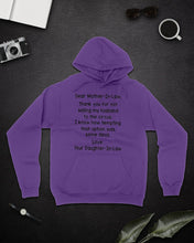 Load image into Gallery viewer, Daughter In Law Gift For Mother In Law I Know How Tempting That Option Was Some Days Hoodie
