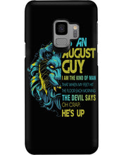 Load image into Gallery viewer, As An August I Am The Kind Of Man Lion Birthday Gift Phone case
