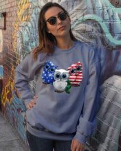 Load image into Gallery viewer, Lovely Phone Case Three Owl With US Flag Gift For Owl Lovers Sweatshirt
