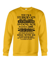 Load image into Gallery viewer, A Stubborn Son Of June     Freaking Awesome Mom For Birthday Gift Sweatshirt
