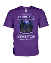 Load image into Gallery viewer, They Are A Reminder Of Time When Life Try To Break Me Gift For February  Men Guys V-Neck
