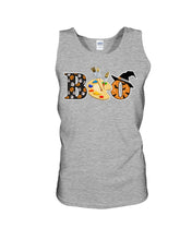 Load image into Gallery viewer, Happy Halloween Painting Color Gray Unisex Tank Top
