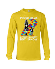 Load image into Gallery viewer, Proud Mama Of The Touchest Boy I Know Autism's Day Gift Unisex Long Sleeve
