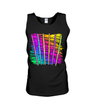 Load image into Gallery viewer, Six Flute Colorful Design Gift For Flute Lovers Unisex Tank Top
