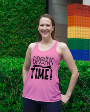 Load image into Gallery viewer, Break Bone Time White Background Gift For Women Ladies Flowy Tank
