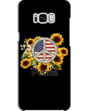 Load image into Gallery viewer, Peace Sign Sunflower Birthday Gift For Girls Phone case
