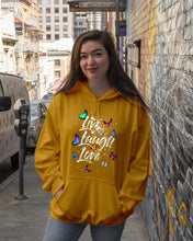 Load image into Gallery viewer, Butterfly Live Laugh Love Gift For Lover Hoodie
