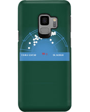 Load image into Gallery viewer, Pinpoint The Location In The Space Blue Phone case
