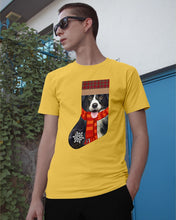 Load image into Gallery viewer, Santa Border Collie In Stock Gift For Dog Lovers Guys Tee
