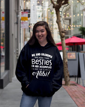 Load image into Gallery viewer, Me And Grandma Are More Than Besties Custom Gift For Family Hoodie
