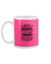 Load image into Gallery viewer, A Stubborn Son Of June     Freaking Awesome Mom For Birthday Gift Mug
