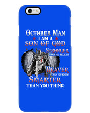 Load image into Gallery viewer, October Man Son Of God Birthday Meaningful Gift For Men Phone case
