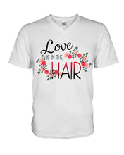 Load image into Gallery viewer, Love Is In The Hair Flower Gift For Women Guys V-Neck
