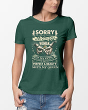 Load image into Gallery viewer, I'm Already Taken By A Sexy Crazy Woman Custom Design Ladies Tee
