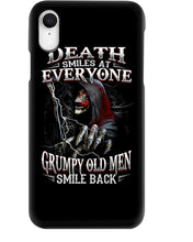 Load image into Gallery viewer, Death Smiles At Everyone Grumpy Old Men Smile Back Gift For Men Phone case
