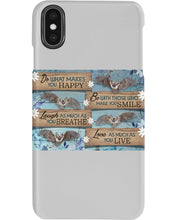 Load image into Gallery viewer, Do What Makes You Happy With Bats Gift For Girls Phone case
