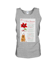 Load image into Gallery viewer, Pomeranian Cherished Memories At Christmas Gift For Dog Lovers Unisex Tank Top
