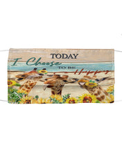 Load image into Gallery viewer, Giraffe Today I Choose To Be Happy Gift For Women Cloth Face Mask
