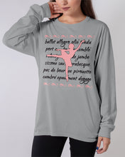 Load image into Gallery viewer, Ballet Words Pink Pattern Gift For Ballet Dancer Unisex Long Sleeve
