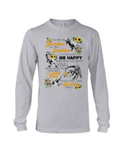 Load image into Gallery viewer, My Only Sunshine Make Me Happy Special Custom Design Unisex Long Sleeve
