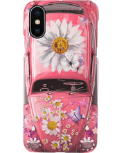 Load image into Gallery viewer, Pink Phone Case With Flowers And Butterfly Gift For Pink Lovers Phone case
