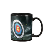 Load image into Gallery viewer, Archery Target Grey Sky Gift For Archey Lovers Mug
