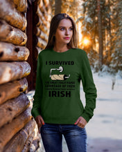 Load image into Gallery viewer, Toilet Paper Shortage Of 2020 Being Quarantined With My   Irish  Personalized Nation Sweatshirt
